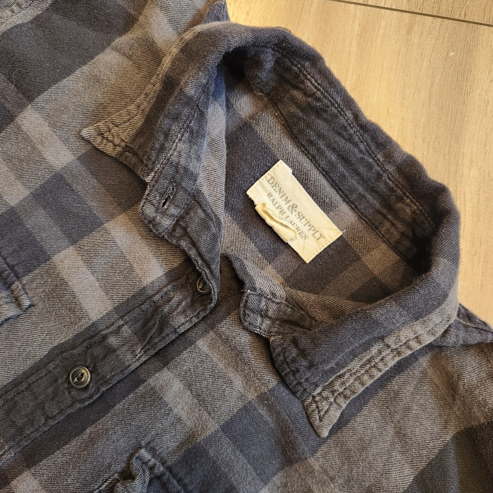 Vintage Denim & Supply Ralph Lauren Lightweight Soft Flannel Men's Size M